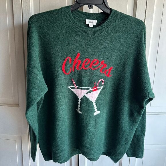 CeCe Sweaters - NWT CeCe Cheers Super soft Oversized Sweater in Green Size LARGE